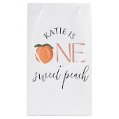 Petit Sac Cadeau One Sweet Peach 1er anniversaire (Dos)