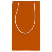 Petit Sac Cadeau Orange brulé (Devant)