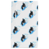 Petit Sac Cadeau Orca Breaching (Devant)