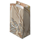 Petit Sac Cadeau Organza Chintz Floral Design (Devant Angle)