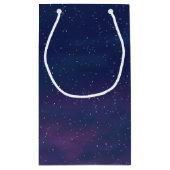 Petit Sac Cadeau Ornement De Noël Lune Sur Palmier (Dos)