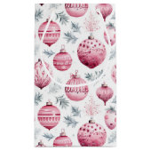 Petit Sac Cadeau Ornements roses (Dos)