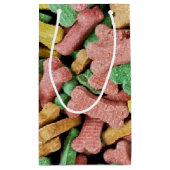 Petit Sac Cadeau os de chien colorés (Dos)