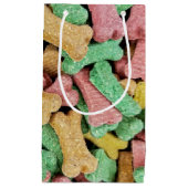 Petit Sac Cadeau os de chien colorés (Devant)
