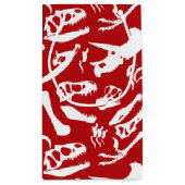 Petit Sac Cadeau Os Dinosaures (Rouge) (Dos)