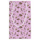 Petit Sac Cadeau Otter en rose (Dos)