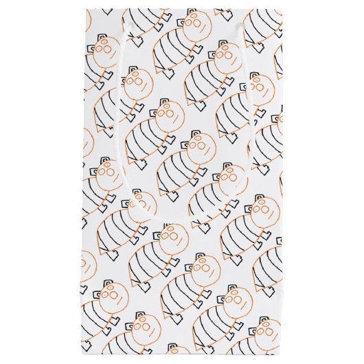 Petit Sac Cadeau Ours d'abeille (Devant)