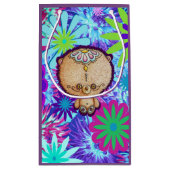 Petit Sac Cadeau Ours de hippie (Dos)