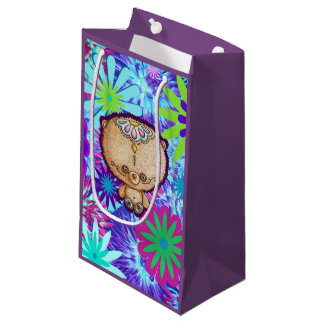 Petit Sac Cadeau Ours de hippie