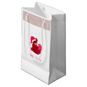 Petit Sac Cadeau Ours en peluche doux avec présent (Devant Angle)