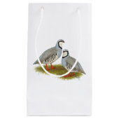 Petit Sac Cadeau Paire de perdrix de Chukar (Devant)
