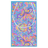 Petit Sac Cadeau Paisley Multi Personnalisé (Dos)