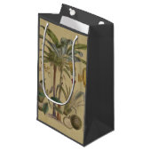 Petit Sac Cadeau Palm Antique Fruit Tropical Art Botanique (Devant Angle)
