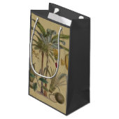 Petit Sac Cadeau Palm Antique Fruit Tropical Art Botanique (Dos Angle)