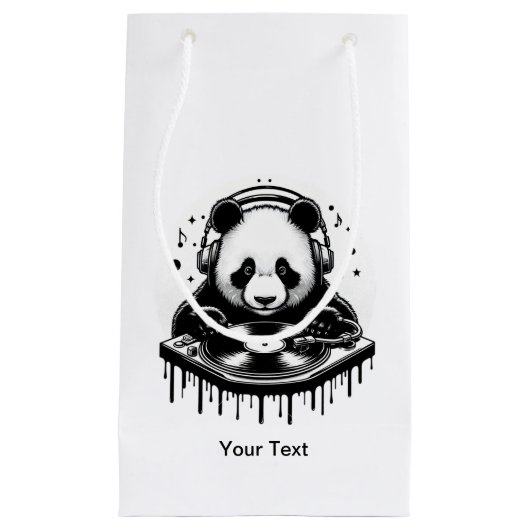 Petit Sac Cadeau Panda Beat (Devant)