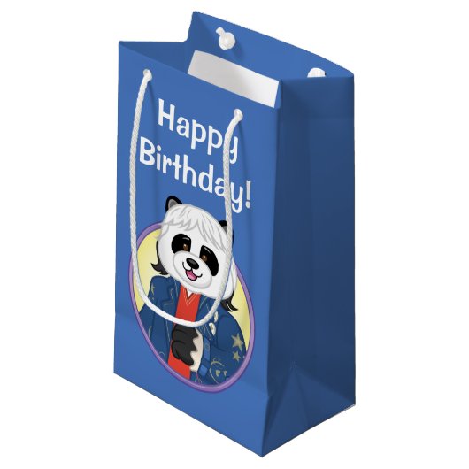 Petit Sac Cadeau Panda d'Amanda (Devant Angle)