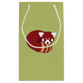 Petit Sac Cadeau Panda rouge (Dos)