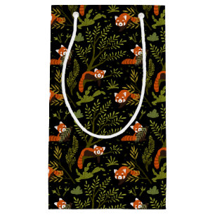 Petit Sac Cadeau Pandas rouges dans la Forêt Noire
