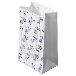Petit Sac Cadeau Panier Bleu Panier à bicyclette Préppy Vacances ét