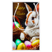 Petit Sac Cadeau Panier et oeufs de lapin de Pâques (Dos)