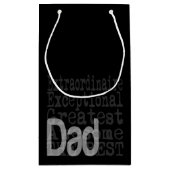 Petit Sac Cadeau Papa Extraordinaire (Dos)