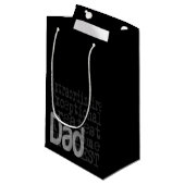 Petit Sac Cadeau Papa Extraordinaire (Devant Angle)