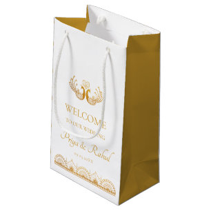 Petit Sac Cadeau Papel Picado Colorful Mariage mexicain Bienvenue