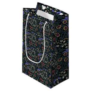 Petit Sac Cadeau Papier peint victorien Blackthorn de William Morri