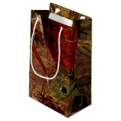 Petit Sac Cadeau Papier peint vintage de Steampunk (Dos Angle)