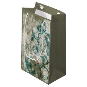 Petit Sac Cadeau Papillons d'arabesque VI