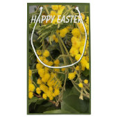 Petit Sac Cadeau Pâques Mimosa jaune (Dos)