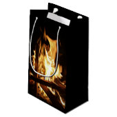 Petit Sac Cadeau Par les flammes (Dos Angle)