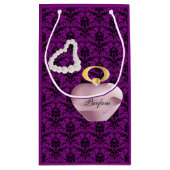 Petit Sac Cadeau Parfum&Perles Saint Valentin Fête de la Saint Vale (Dos)