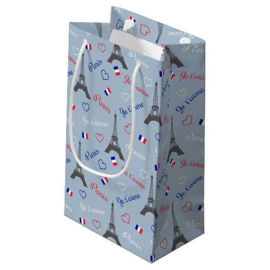 Petit Sac Cadeau Paris (Dos Angle)