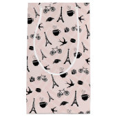 Petit Sac Cadeau Paris Romance (Devant)