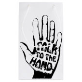 Petit Sac Cadeau Parler À La Main (Dos)