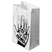 Petit Sac Cadeau Parler À La Main (Dos Angle)