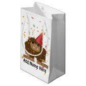 Petit Sac Cadeau Parti Confetti Sasquatch Bigfoot (Devant Angle)