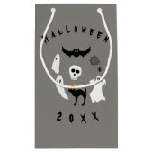 Petit Sac Cadeau Parti Halloween Jack-o'-lantern (Dos)