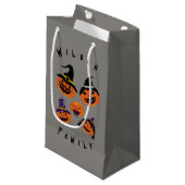 Petit Sac Cadeau Parti Halloween Jack-o'-lantern (Devant Angle)