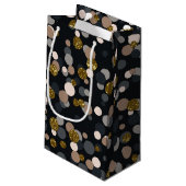 Petit Sac Cadeau Parties scintillant Confetti Peach, Maple, Grey an (Dos Angle)