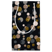 Petit Sac Cadeau Parties scintillant Confetti Peach, Maple, Grey an (Devant)