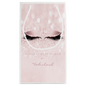 Petit Sac Cadeau Parties scintillant Maquillage Lashes Mariage Fill (Dos)