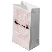 Petit Sac Cadeau Parties scintillant Maquillage Lashes Mariage Fill (Dos Angle)