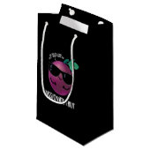 Petit Sac Cadeau Passionné Fruit Funny Passion Fruit Pun Dark BG (Devant Angle)