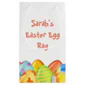 Petit Sac Cadeau Pastel d'oeuf de pâques (Dos)