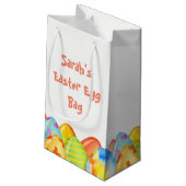 Petit Sac Cadeau Pastel d'oeuf de pâques (Dos Angle)