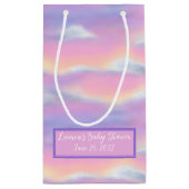 Petit Sac Cadeau Pastel Rainbow Sky Baby shower (Dos)