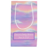 Petit Sac Cadeau Pastel Rainbow Sky Baby shower (Devant)