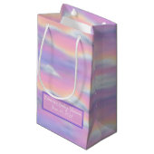 Petit Sac Cadeau Pastel Rainbow Sky Baby shower (Devant Angle)